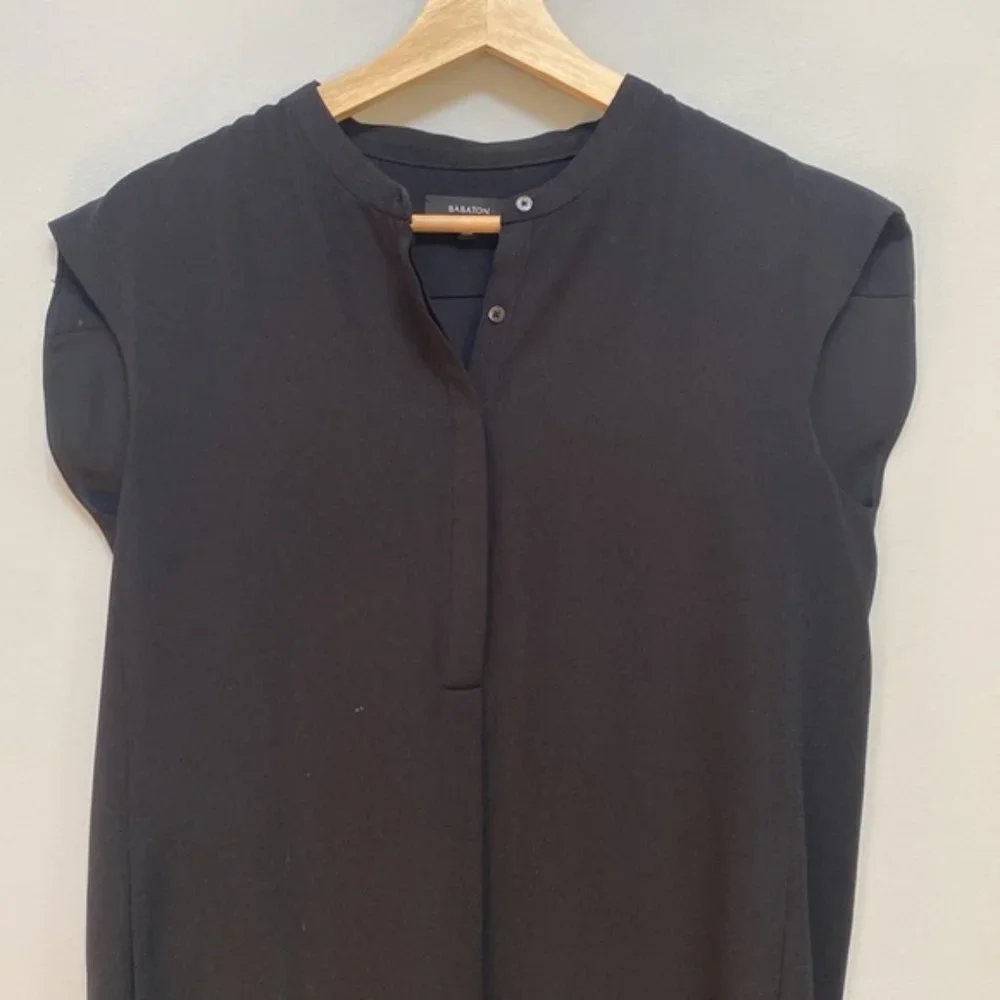 Aritzia Babaton Black Sleeveless Mini Dress Size XS - Picture 3 of 7